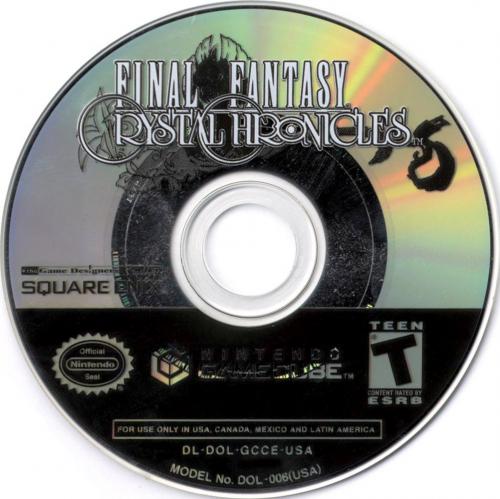 Final Fantasy Crystal Chronicles Disc Scan - Click for full size image